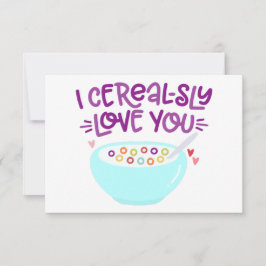 Convites CEREAL SLY te ama