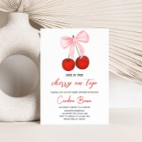 Cereja no Chá de fraldas Superior