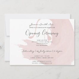 CONVITES CEREMÔNIA DE ABERTURA DO BRUXHSTROKE DE PINCO BRUT