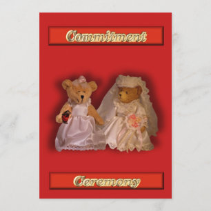 Convites Cerimónia alegre lésbica do compromisso do convi