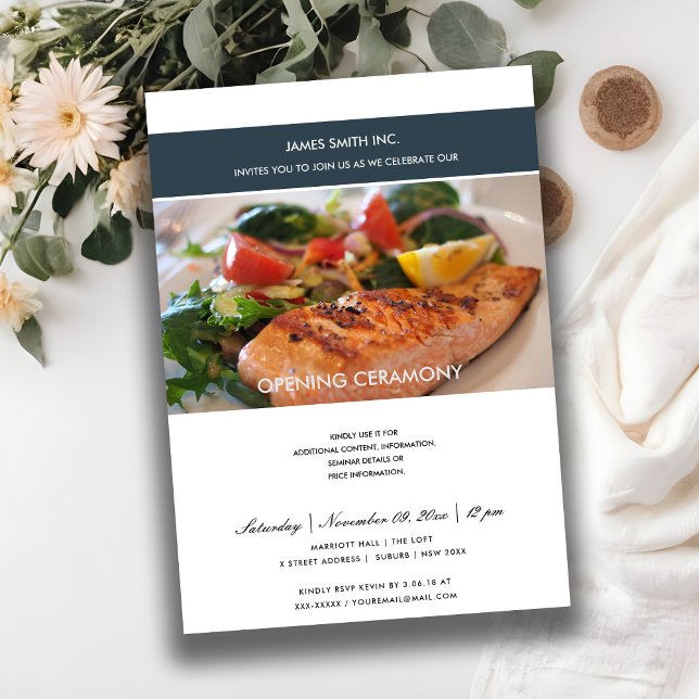 CONVITES CERIMÔNIA DE ABERTURA DA FOTO DE GRÃO DE FOTO CHIC (Criador carregado)