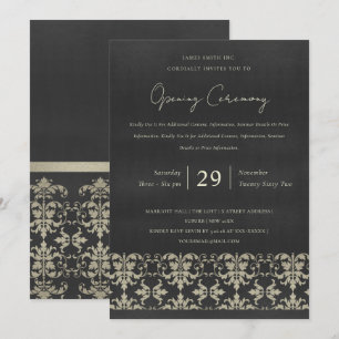 CONVITES CERIMÔNIA DE ABERTURA DO MARINHO VELVET SILVER DA