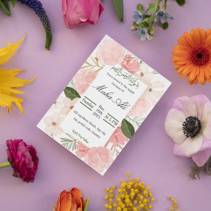 Convites Cerimônia de Aqiqah do Jardim Rosa