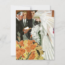 Cerimônia de Casamento Antigo com Noiva e Noivo