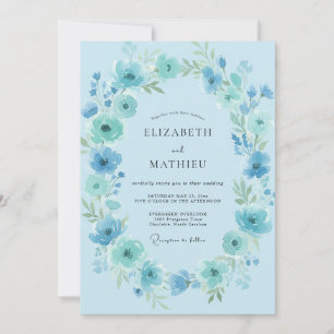 Convites Cerimônia de Casamento com Coroa Celeste