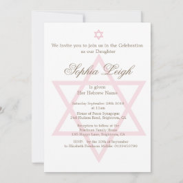 Convites Cerimônia de nomeação de judeu hebraica