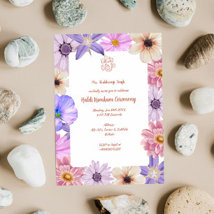 Convites Cerimônia Haldi Kumkum