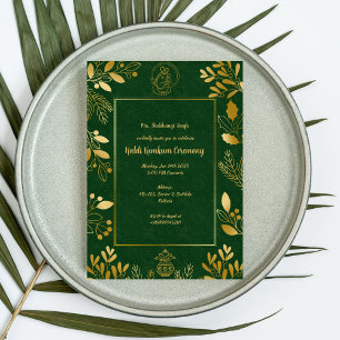 Convites Cerimônia Haldi Kumkum