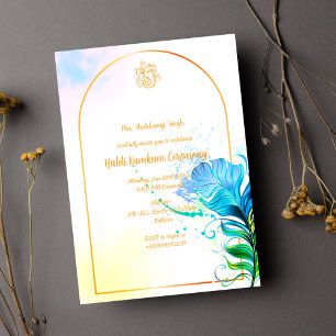 Convites Cerimônia Haldi Kumkum