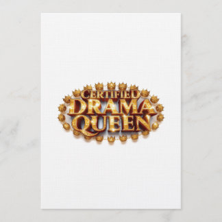 Convites Certified Drama Queen