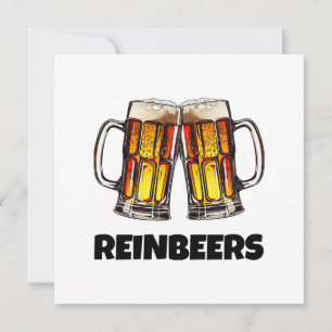 Convites Cerveja Natal Reinbeers