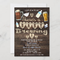 Cervejaria Blue Baby Beer Daddy to Be Chuveiro de