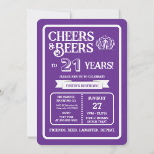 Convites Cervejaria Pub Aniversário Brinde e Cervejas aos 2