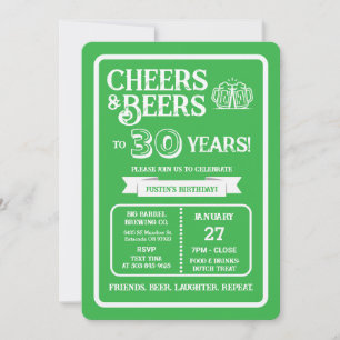 Convites Cervejaria Pub Aniversário Cheers e Cervejas pelos