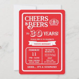 Convites Cervejaria Surpresa Brinda 30 Anos com Cervejas e 