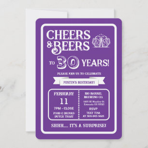 Convites Cervejaria Surprise Brinda a 30 Anos com Cheers e