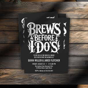 Convites Cervejas Antes dos Sim's Jantar de Ensaios de Rock