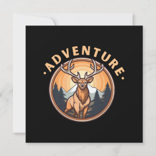 Convites Cervo - Selvageria - Acampamento - Aventura