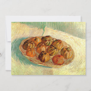 Convites Cesto de Maçãs para Pissarro por Vincent van Gogh