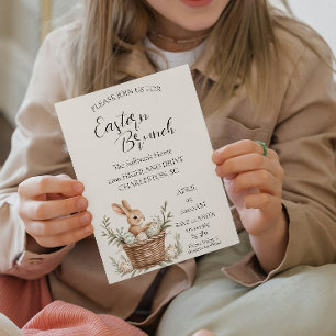 Convites Cestos com ovos em volta da Páscoa de cadeira anti