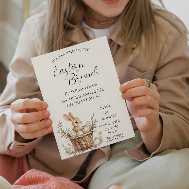 Convites Cestos com ovos em volta da Páscoa de cadeira anti (Criador carregado)