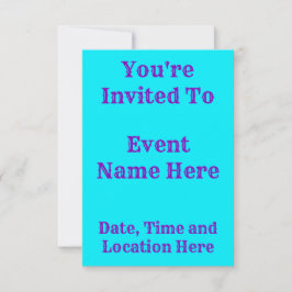 Convites Céu Azul Arco-Íris Melado