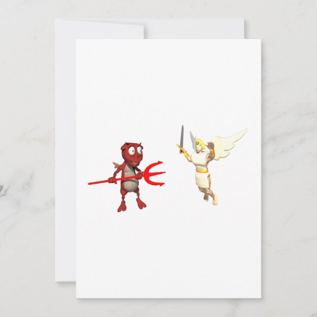 Convites Céu e Inferno (Frente)