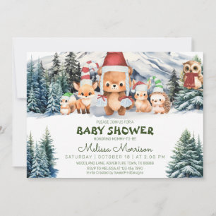 Convites Chá Baby Woodland