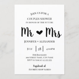 Convites Chá casais