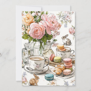 Convites Chá da Tarde & Pezinhos   Festa na Sala de Visitas