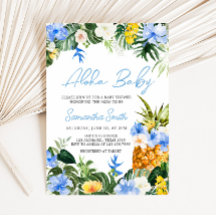 Chá de Bebê Abacaxi Aloha