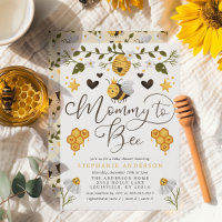 Chá de Bebê Abelha Bumblebee Mel Futura Mamãe