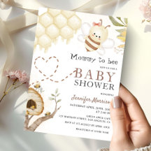 Chá de Bebê Abelha Fofo 'Mommy To Bee'