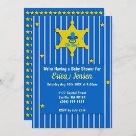 Convites Chá de Bebê Amarelo e Pacificador