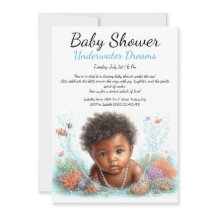 Chá de Bebê Aquarela Sonhos Subaquáticos
