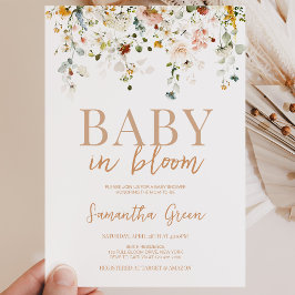 Convites Chá de Bebê Baby in Bloom