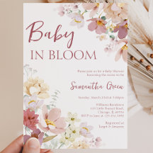 Chá de Bebê Baby in Bloom