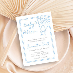 Convites Chá de Bebê Baby In Bloom