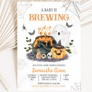 Convites Chá de Bebê 'Baby is Brewing'