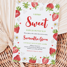 Convites Chá de Bebê Berry Sweet