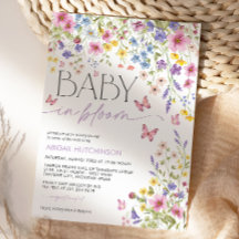 Chá de Bebê Borboleta Baby em Flor