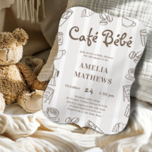 Chá de Bebê Café Bebe Listra Marrom