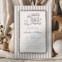 Chá de Bebê Caprichoso Café Bebe Listras