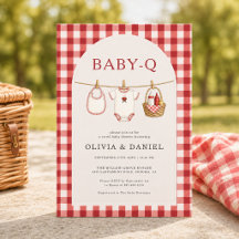 Chá de Bebê Casais Baby Q Corda de Roupa Xadrez Ve