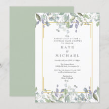 Chá de Bebê/Celebração de Casais Florais em Aquare