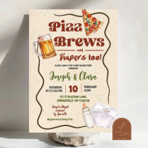 Chá de Bebê Co-Ed Pizza, Cervejas e Fraldas