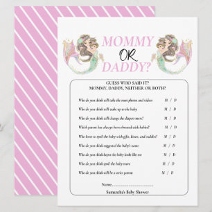 Convites Chá de bebê da sereia debaixo do mar