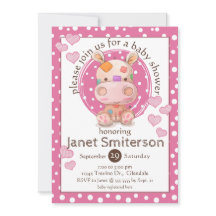 Chá de Bebê de Hipopótamo Patchwork, rosa