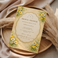 Chá de Bebê de Margaridas Silvestres Vintage
