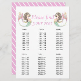 Convites Chá de bebê de sereia sob o mar